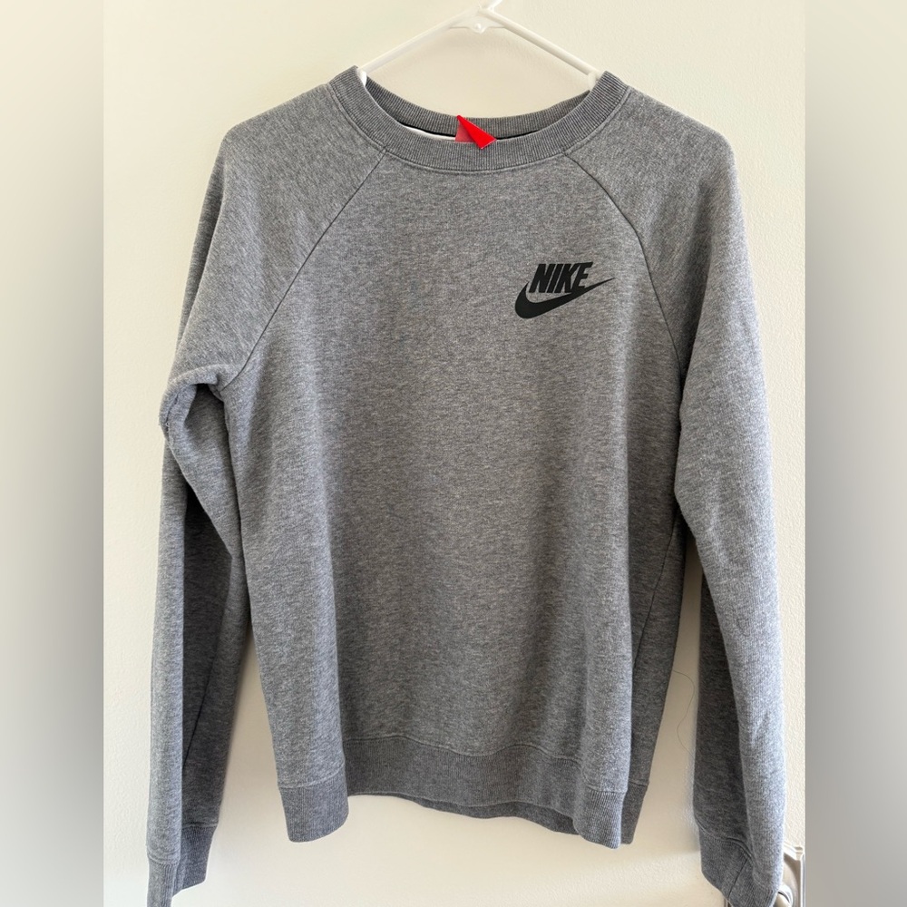 Nike Women's Gray Crewneck Sweater